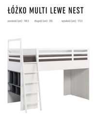 Lózko pietrowe Multi Lewe Nest