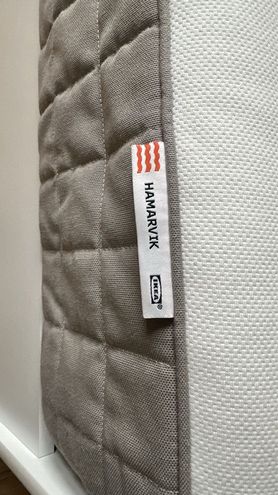 Półtwardy materac sprężynowy Hamarvik Ikea 80x200