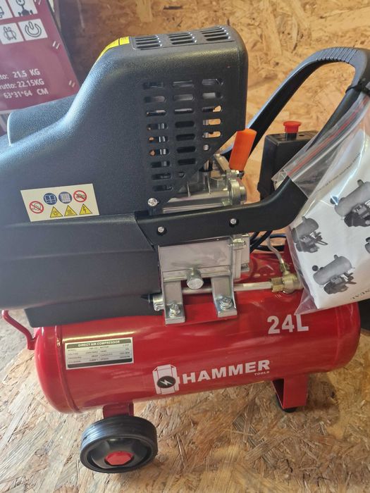 Kompresor olejowy Hammer Tools HM-142, 24 l