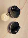 Foco parede Led c/ USB preto ajustável