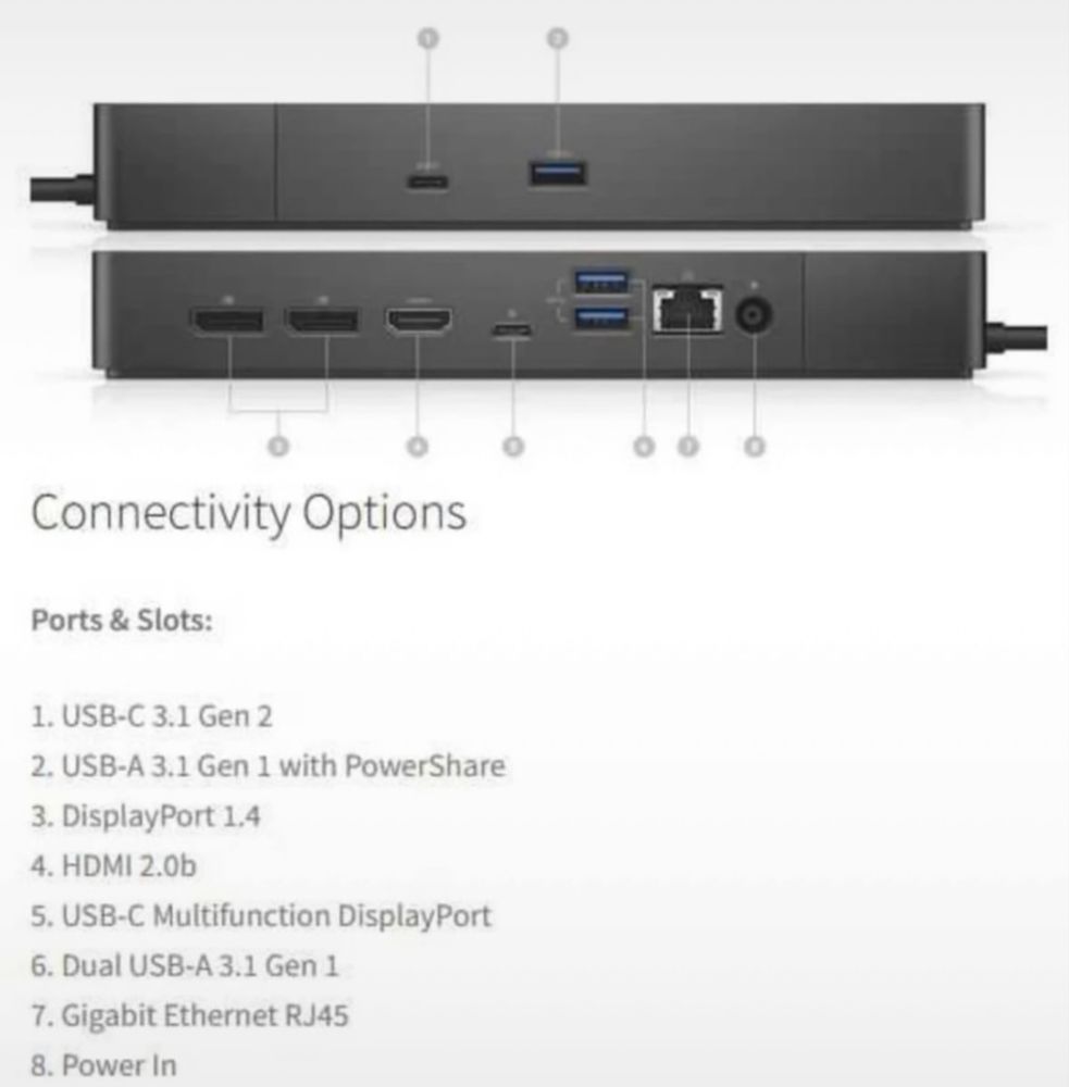 Dock station dell wd19