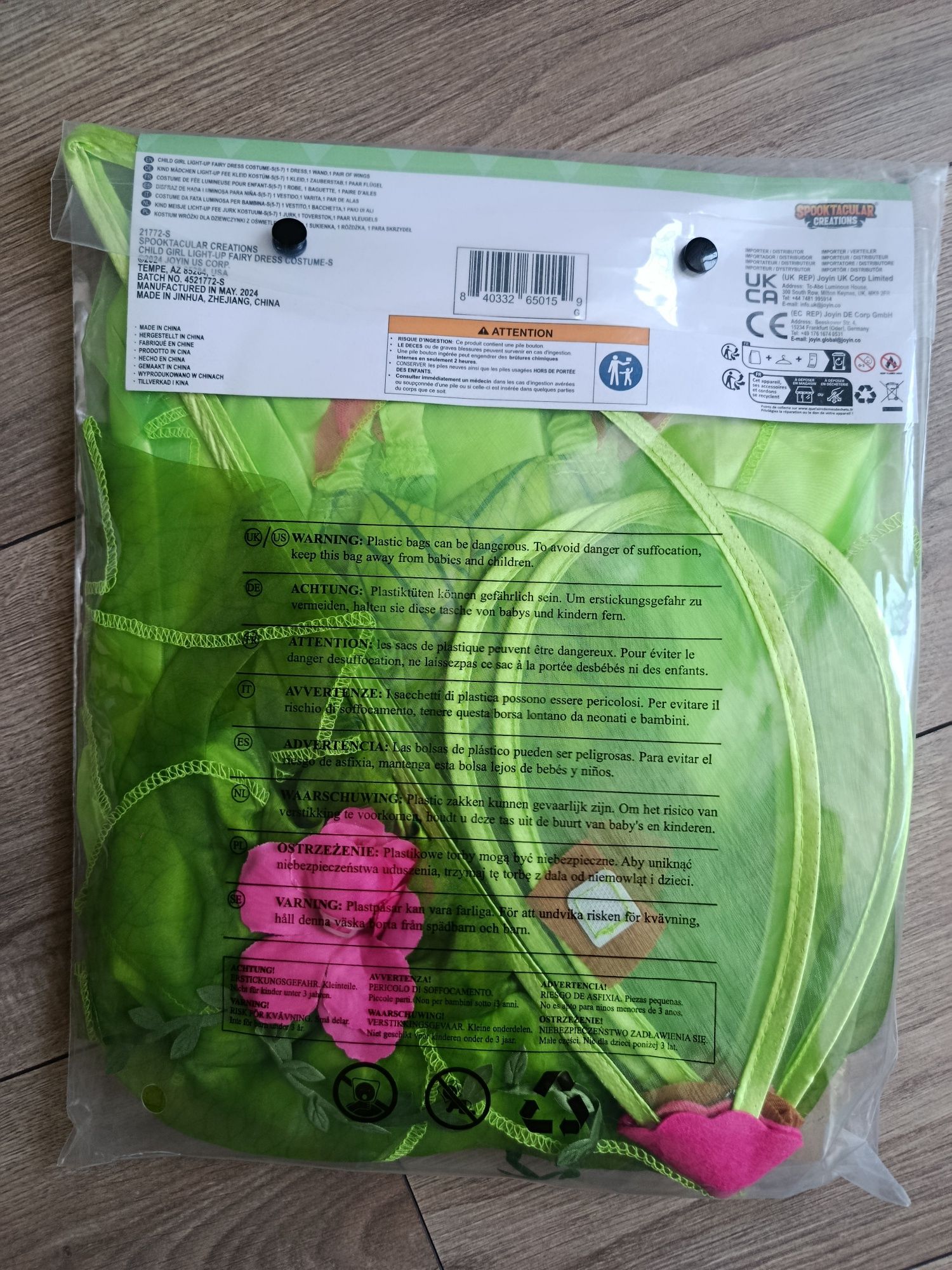 Kostium sukienka wróżka 110/116/122