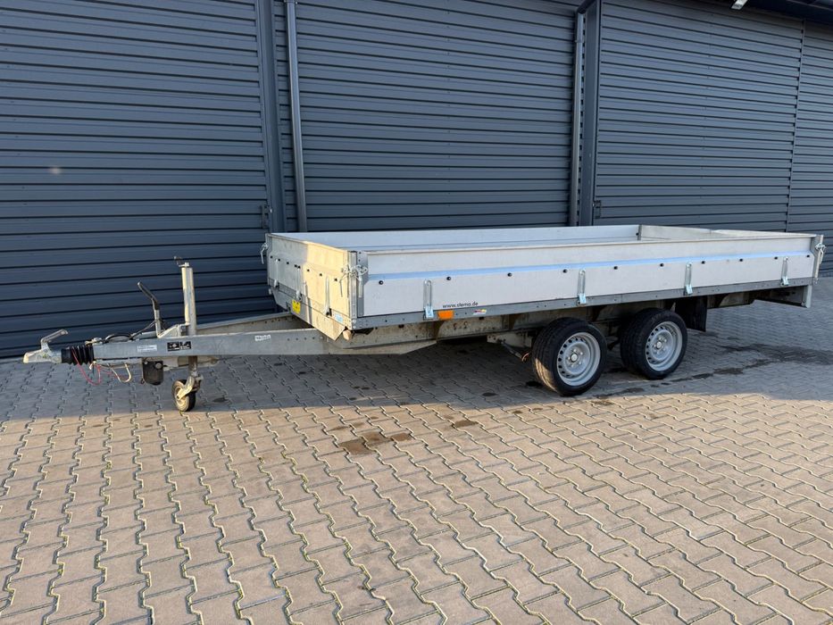 Przyczepa samochodowa STEMA burtowa platforma 2x4m DMC 3.5 przyczepka