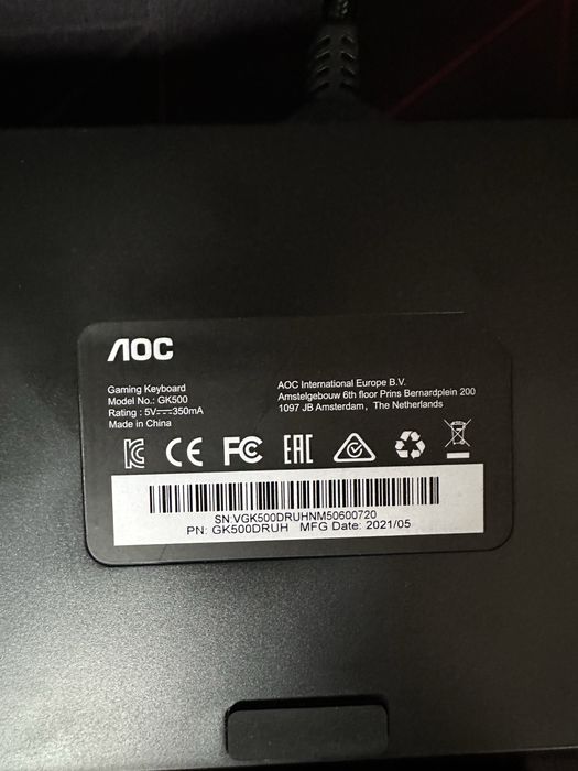 Klawiatura AOC GK500 gamingowa