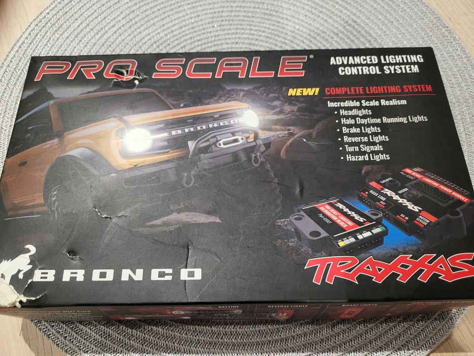 Traxxas bronco oświetlenie akcesoria rc model zdalnie sterowany