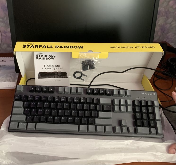 Механическая клавиатура Hator Starfall Rainbow