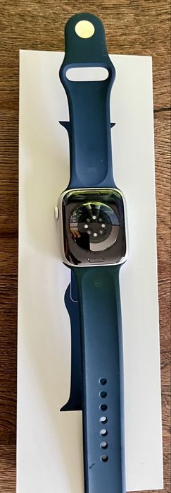 Apple Watch 9 45 mm Silver AI Storm blue