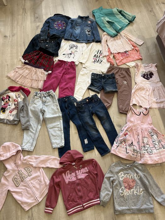 Лот (набор) вещей для девочки 5-6 лет р. 110