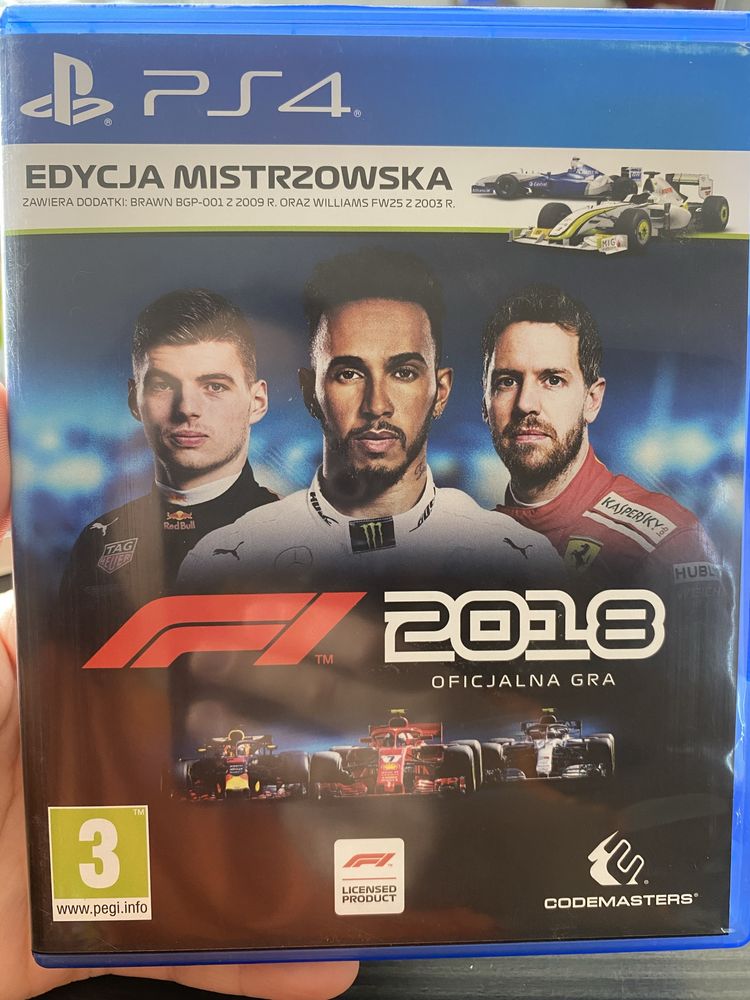 Gra F 1 2018 PS 4