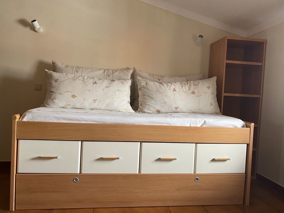 Conjunto beliche com 2 camas + armário