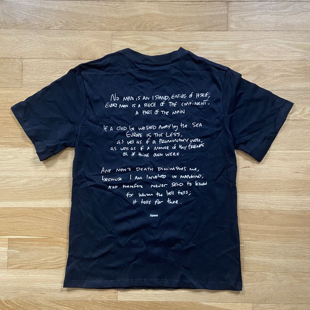 T-shirt Supreme x Corteiz "Rules The World" Czarna Rozmiar L