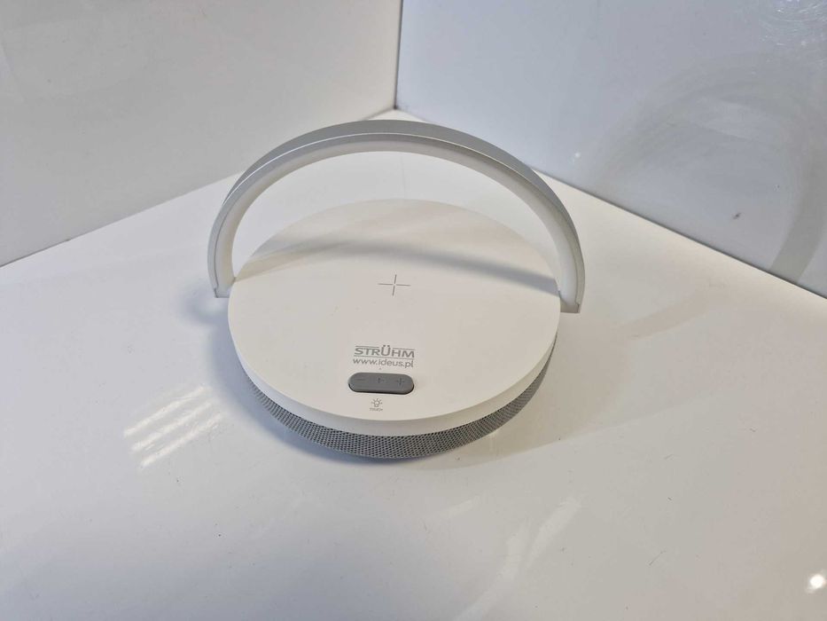 Lampka biurkowa SATURN LED SPEAKER biały głośnik