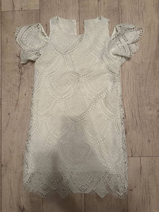 Сукня біла жіноча коротка розмір М