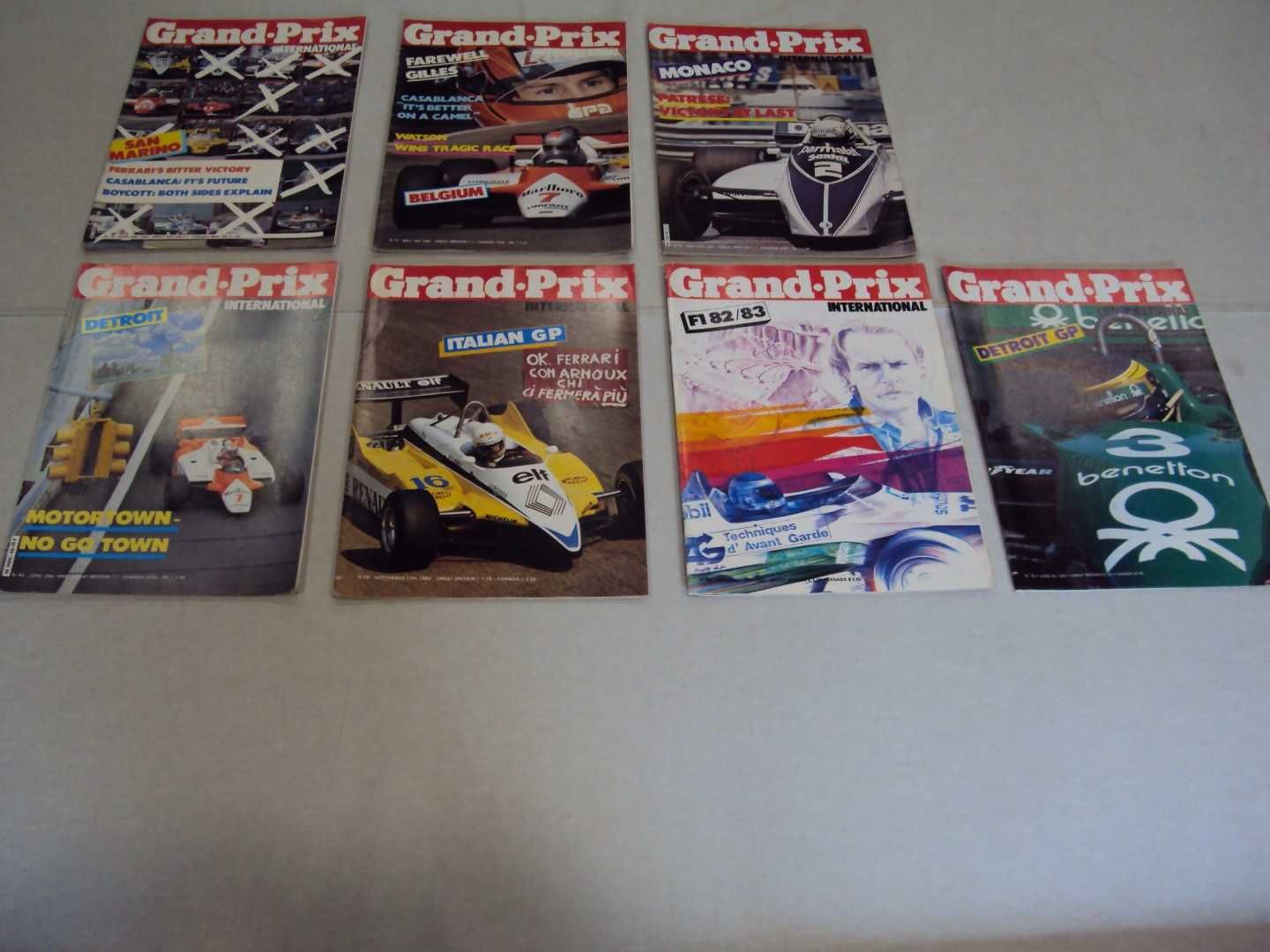 Revistas Grand Prix International (inglesas) - F1; ralis; 24H Le Mans