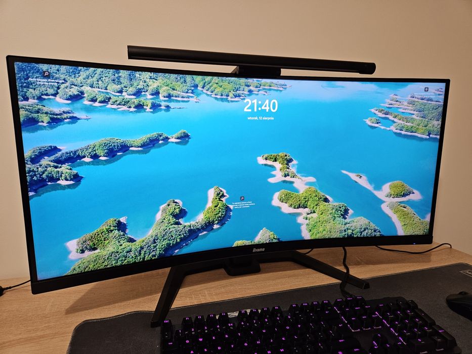 Monitor 34" 21:9 4K 165Hz Iiyama G-Master GB3467WQSU-B5 Red Eagle