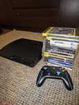 PlayStation 3 slim 320gb + gry+ pad