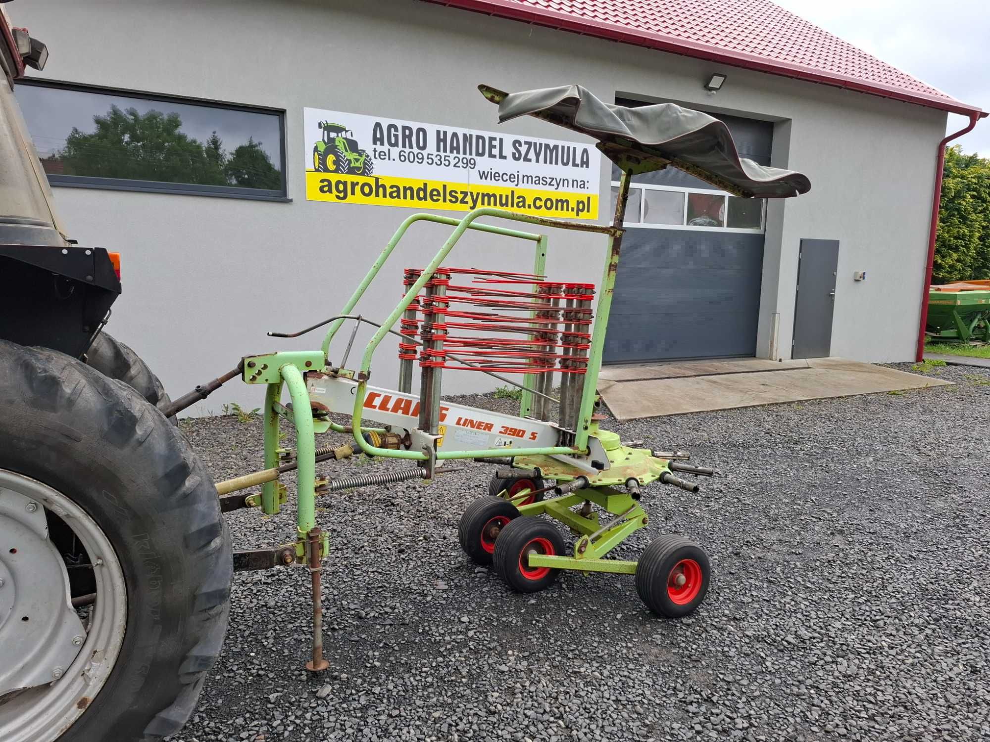 Zgrabiarka CLAAS LINER 390 S, KUHN GA 4321 GM MASTERDRIVE sprawne bdb