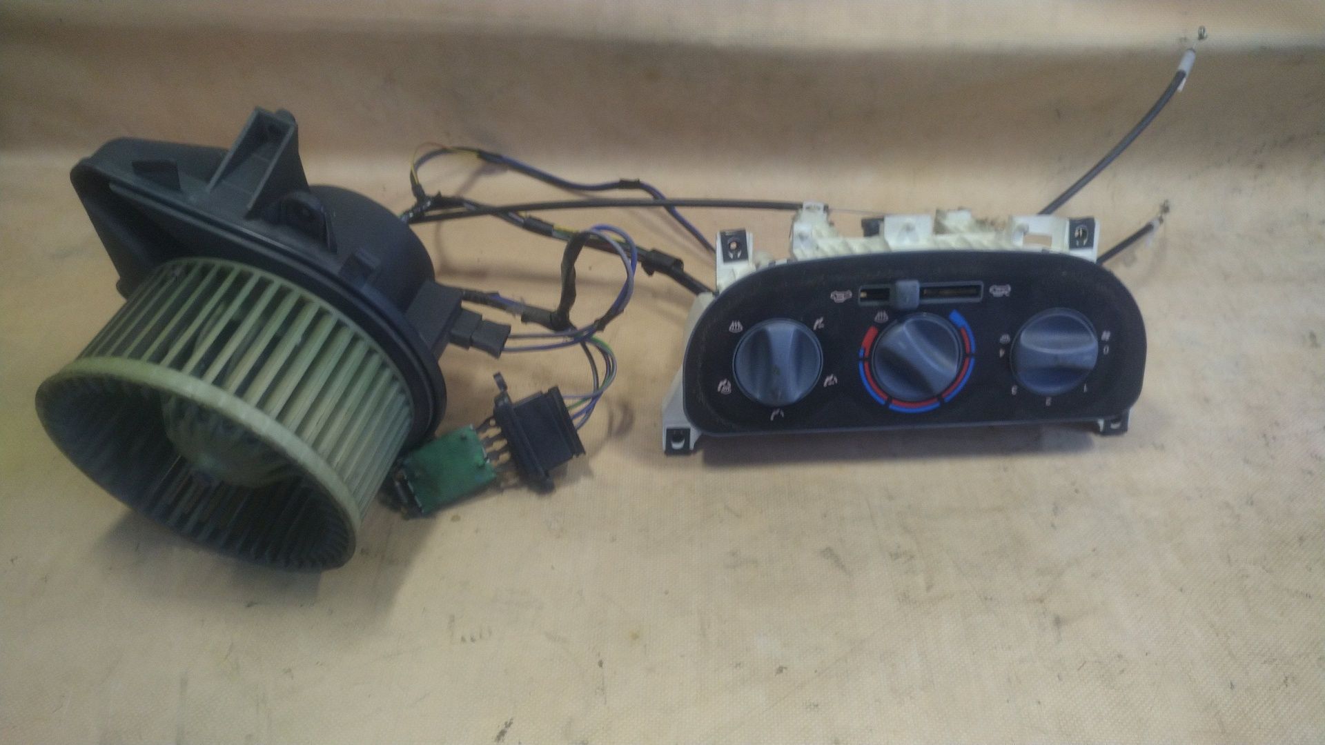 ) Doblo 1 panel nawiewu dmuchawa rezystor wiązka