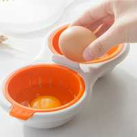 Microwave Eggs Double Cup Egg Cooker