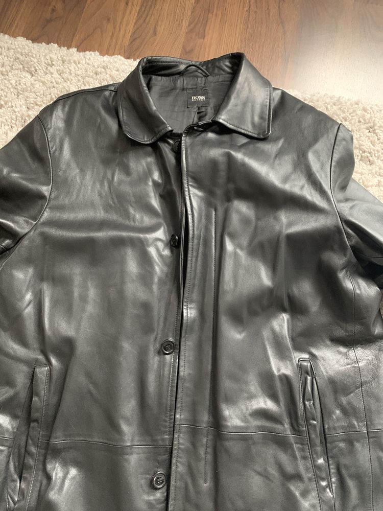 Kurtka męska skóra naturalna Hugo Boss XL /XXL