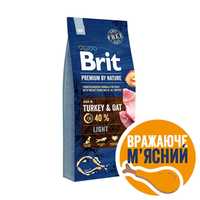 Сухой корм Brit Premium Dog Light 15 кг