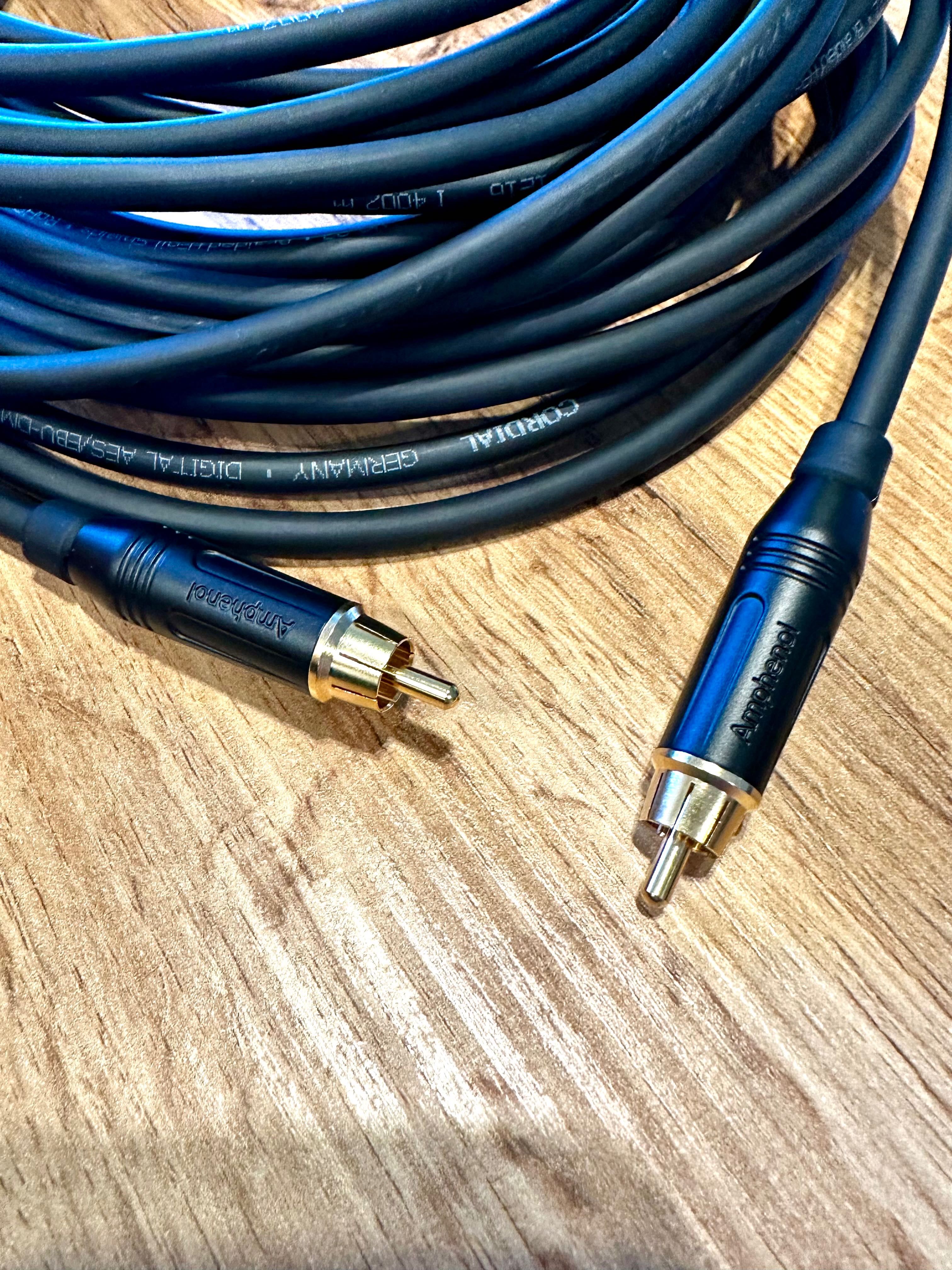 Kabel RCA cyfrowy AES EBU DMX Cordial234   Amphenol 1 metr