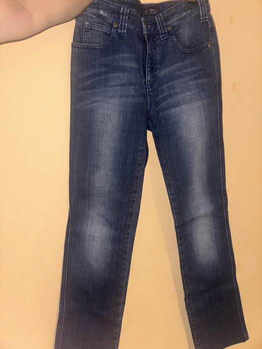 Jeansy armani niebieskie