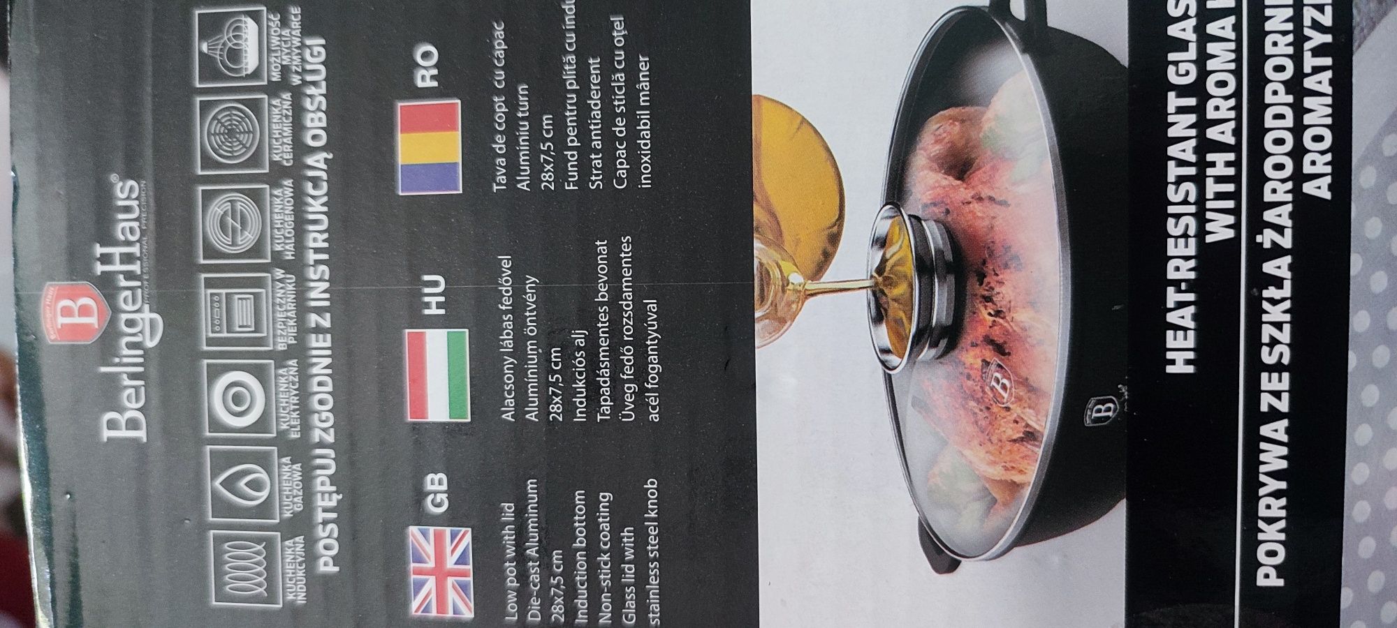 Niski garnek z pokrywką BerlingerHaus