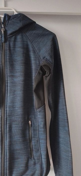 Granatowa sportowa bluza damska kaptur H&M rozm. XS