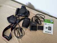 Canon EOS 4000D BODY+ 18-55mm + SD TORBA // Super Stan - JAK NOWY