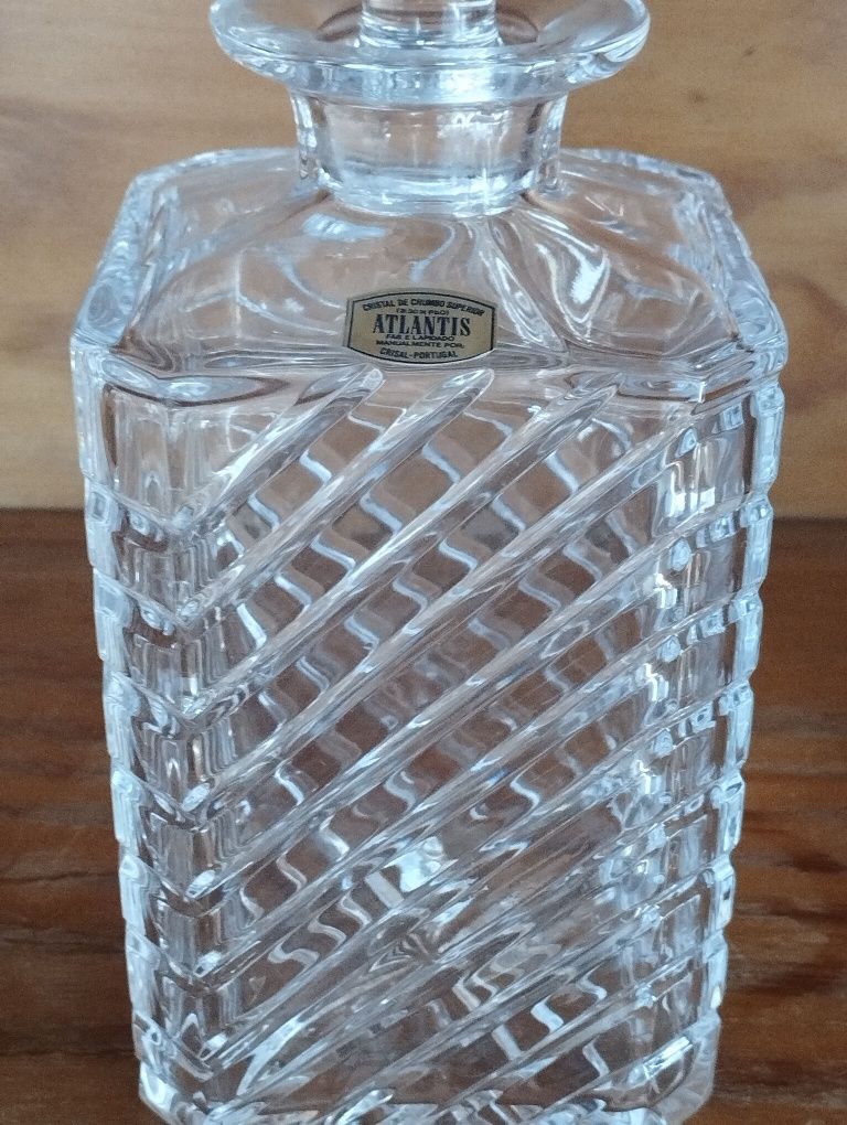 Garrafa - Licoreira - Cristal Lapidado Atlantis