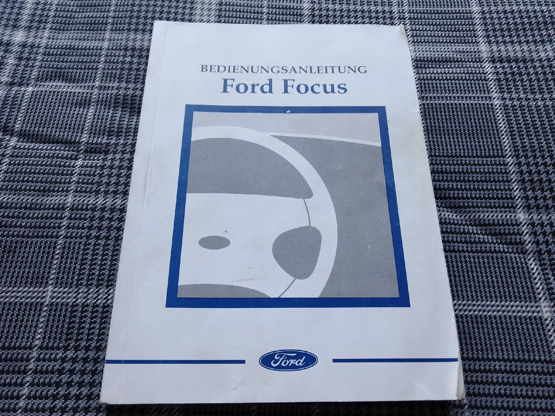 Ford Focus Mk1 Instrukcja Obsługi Książka 1999