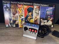 Playstation 2 pachinko kontroler + 6 gier
