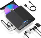 Leitor CD DVD Gravador Externo USB 3.0 Tipo-C CD/DVD RW Portatil NOVO