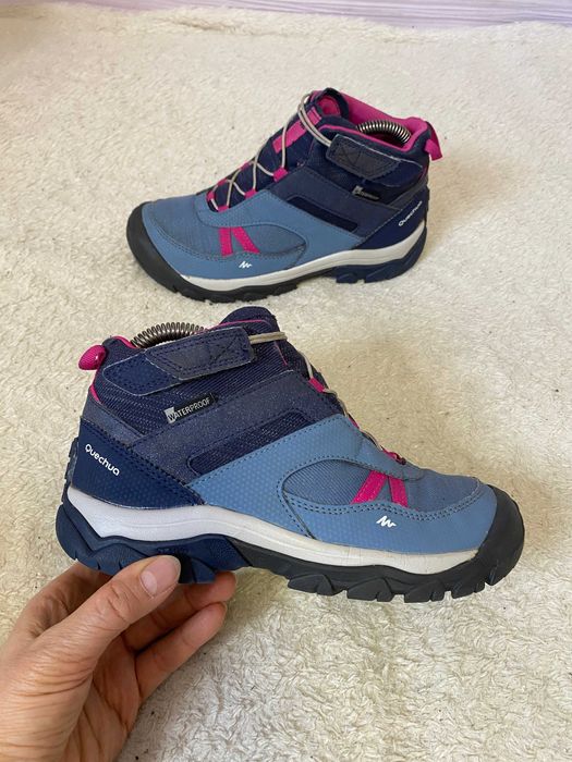 Quechua Crosspock Mid Waterproof термо ботинки для девочки 34р 21,5см