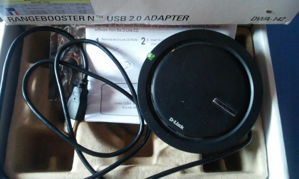 Karta sieciowa zewnętrzna d-link usb dwa-142