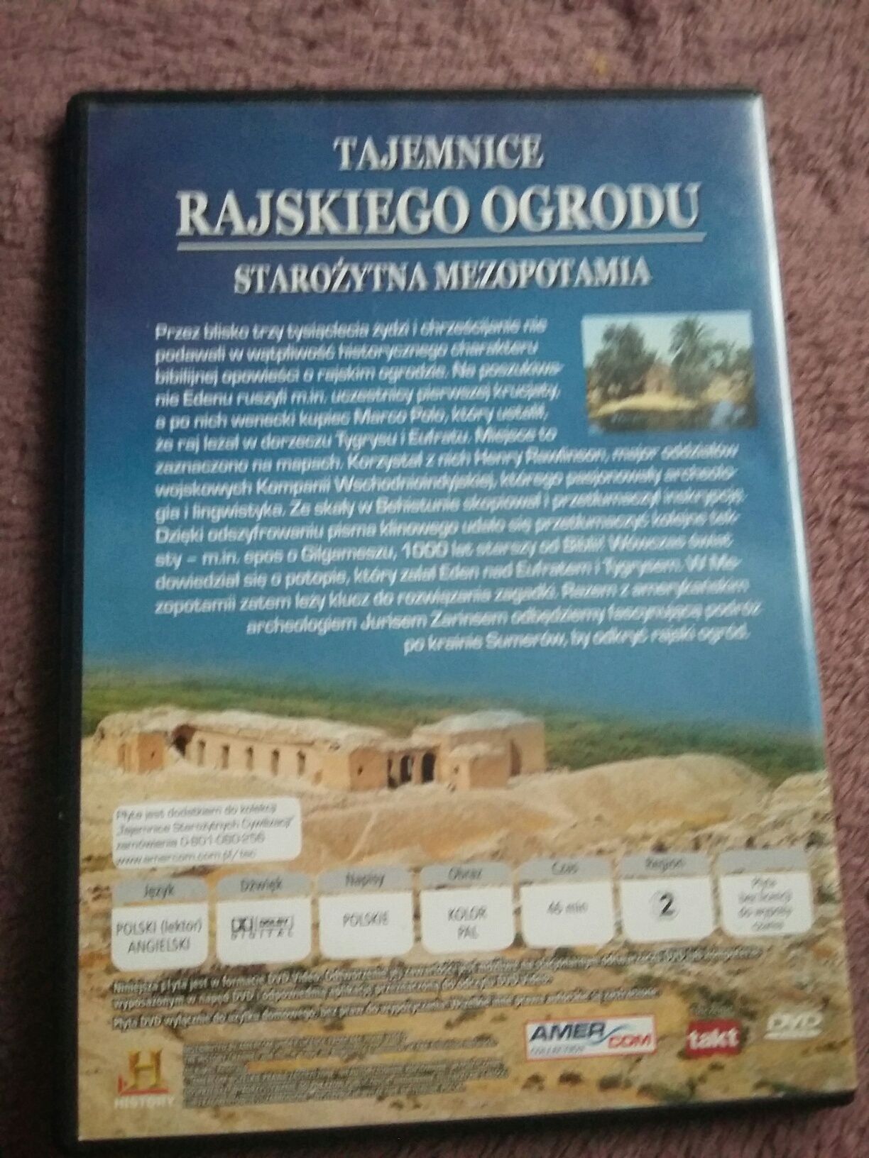 Tajemnice rajskie ogrodu .Płyta dvd