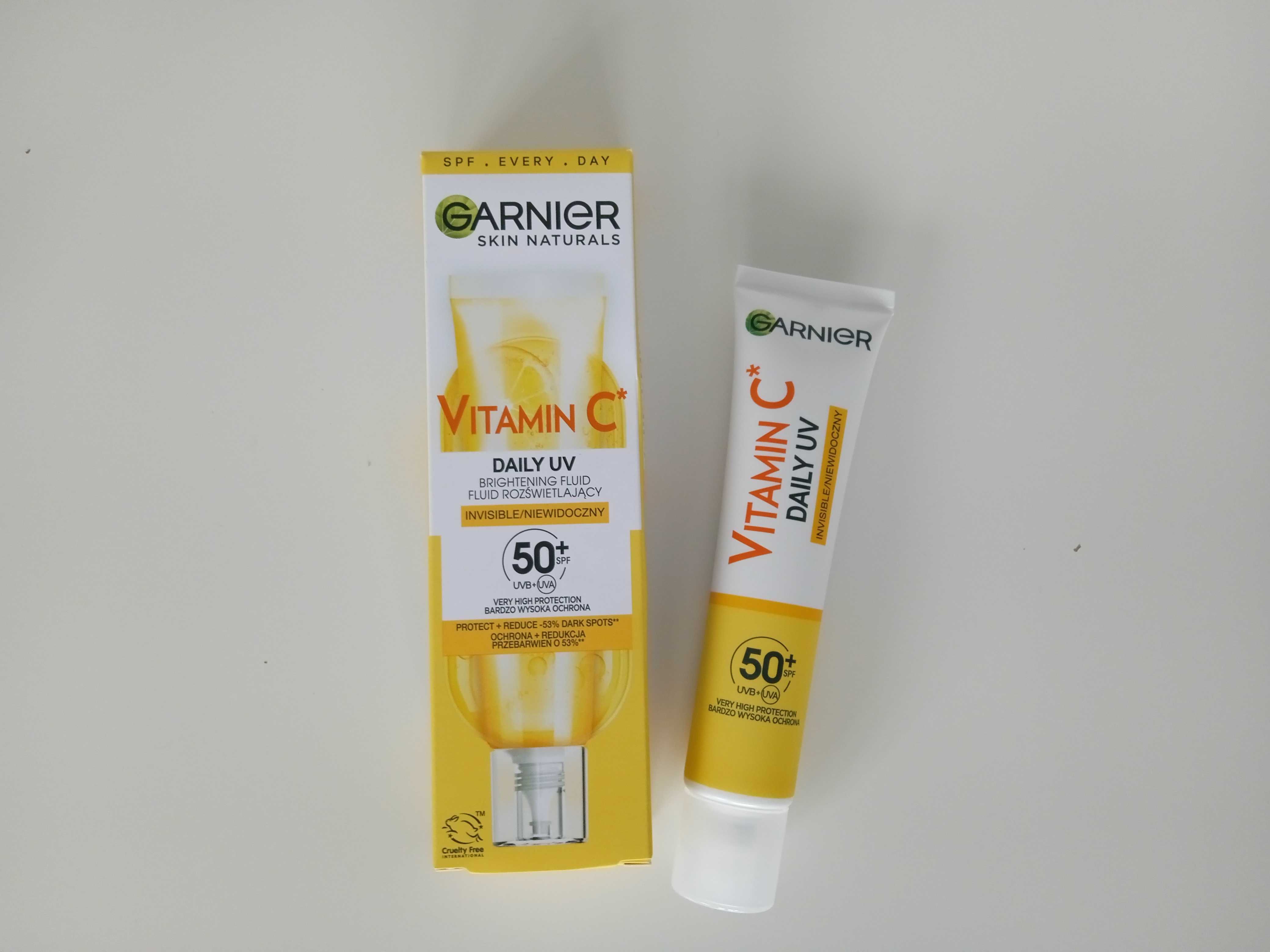 Garnier Vitamin C Lekki Fluid do Twarzy SPF50+ 40ml