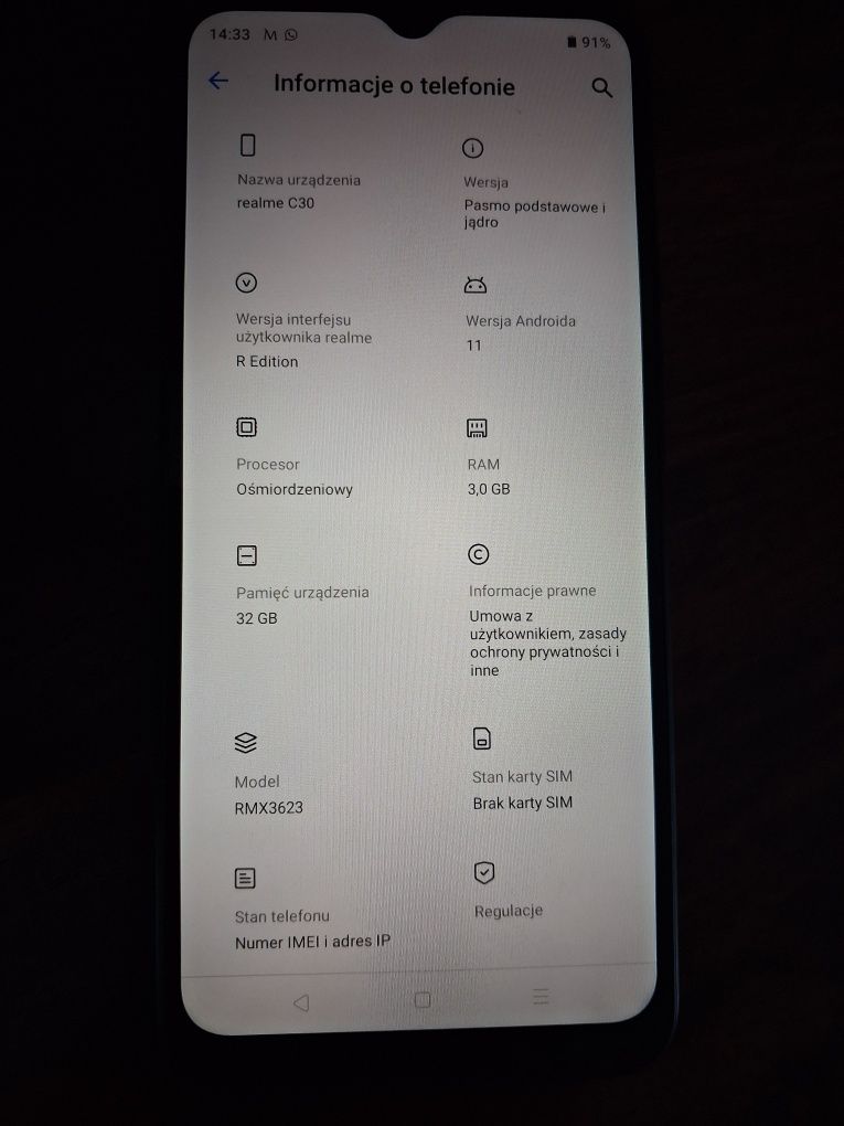 Smartfon realme  c30