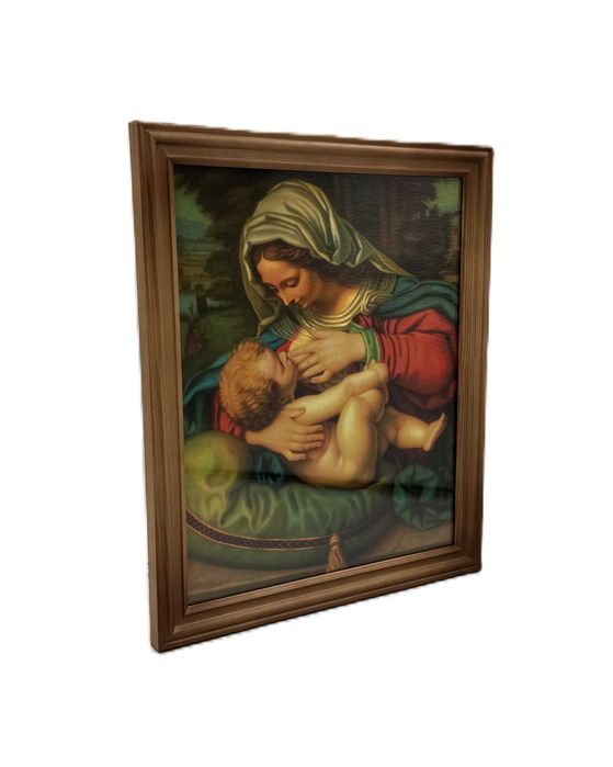 Obraz Matka Boska Karmiąca, obraz na ścianę, prezent