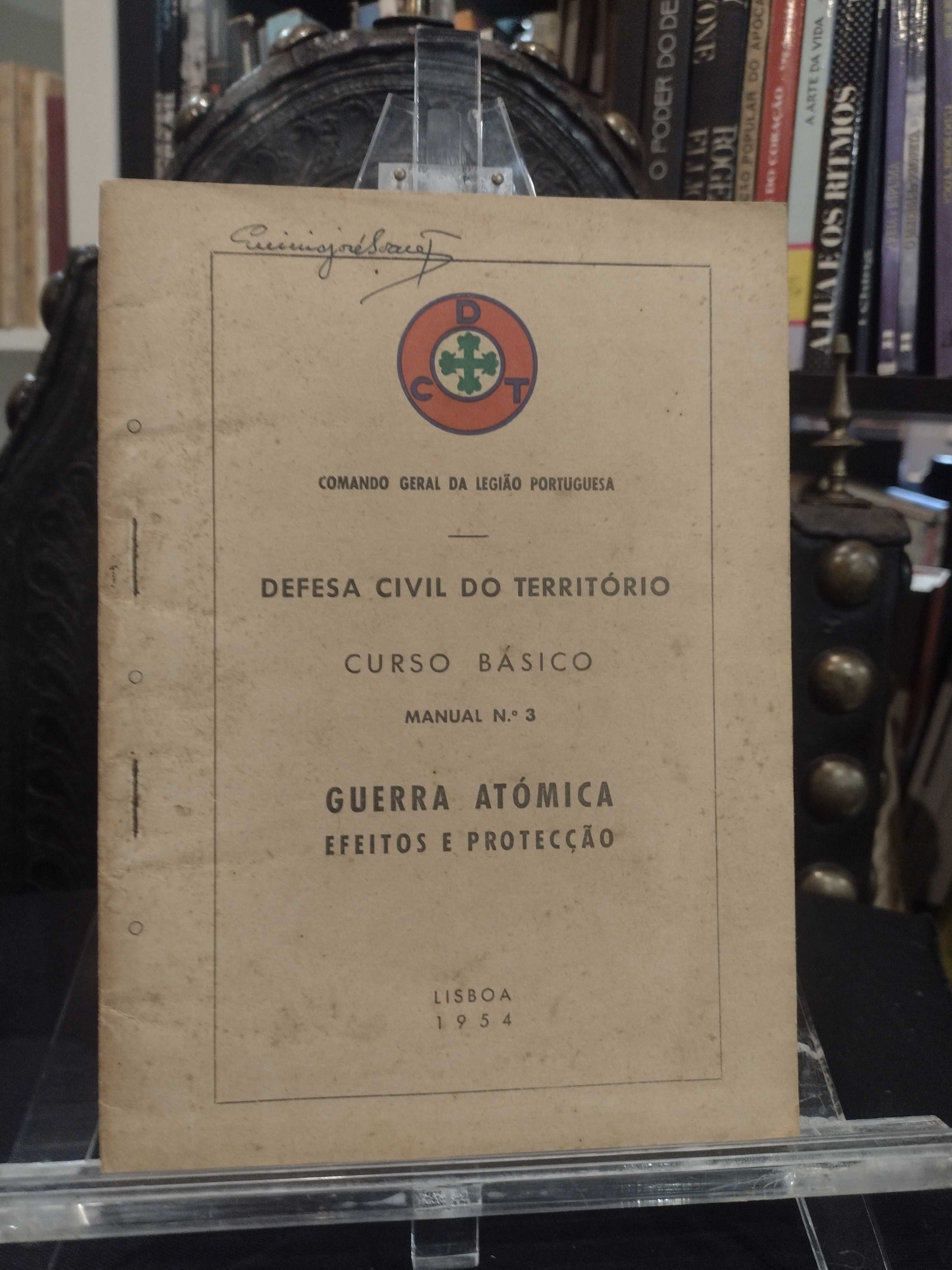 Legião Portuguesa Defesa Civil do Território Guerra Atómica 1954