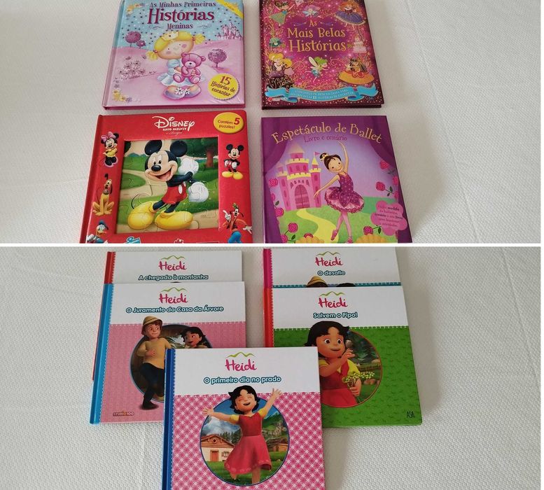 Livros infantis Vários Venda por atado ou unidade