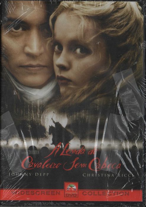 Dvd A Lenda do Cavaleiro Sem Cabeça - terror - Johnny Depp - selado