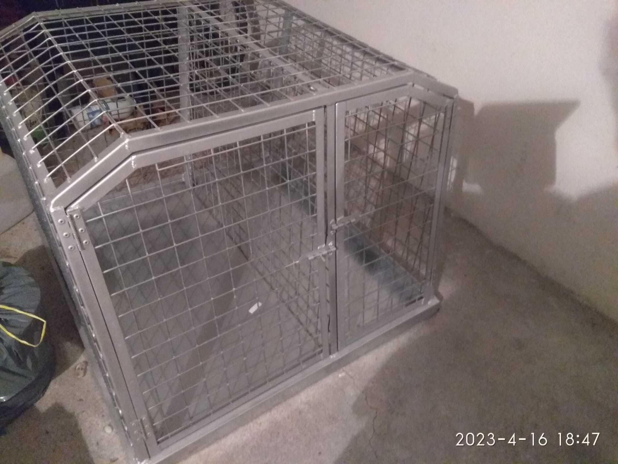 Jaula transportadora cães (dupla) Como Nova