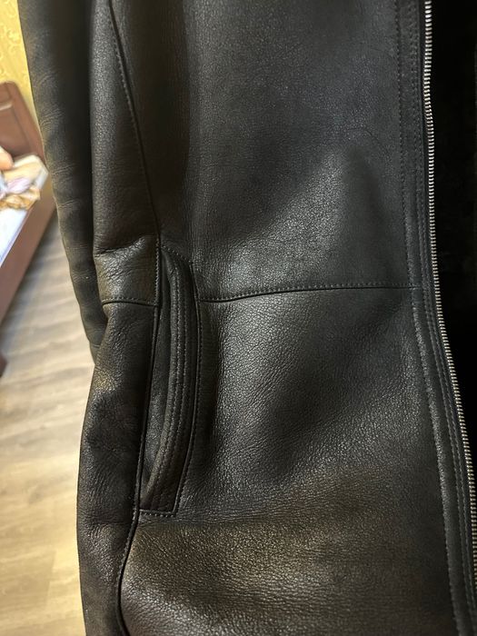Чоловіча дублянка з хутра ягняти XL-L 50