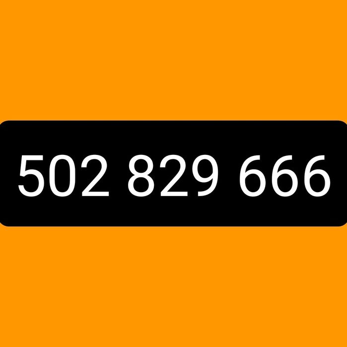 Złoty numer 502.829.666