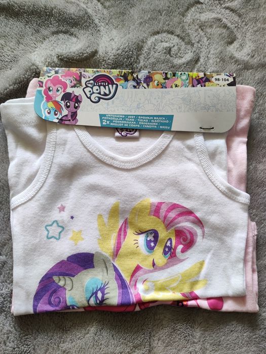 2 szt podkoszulki bawełniane 98 cm NOWE my little pony