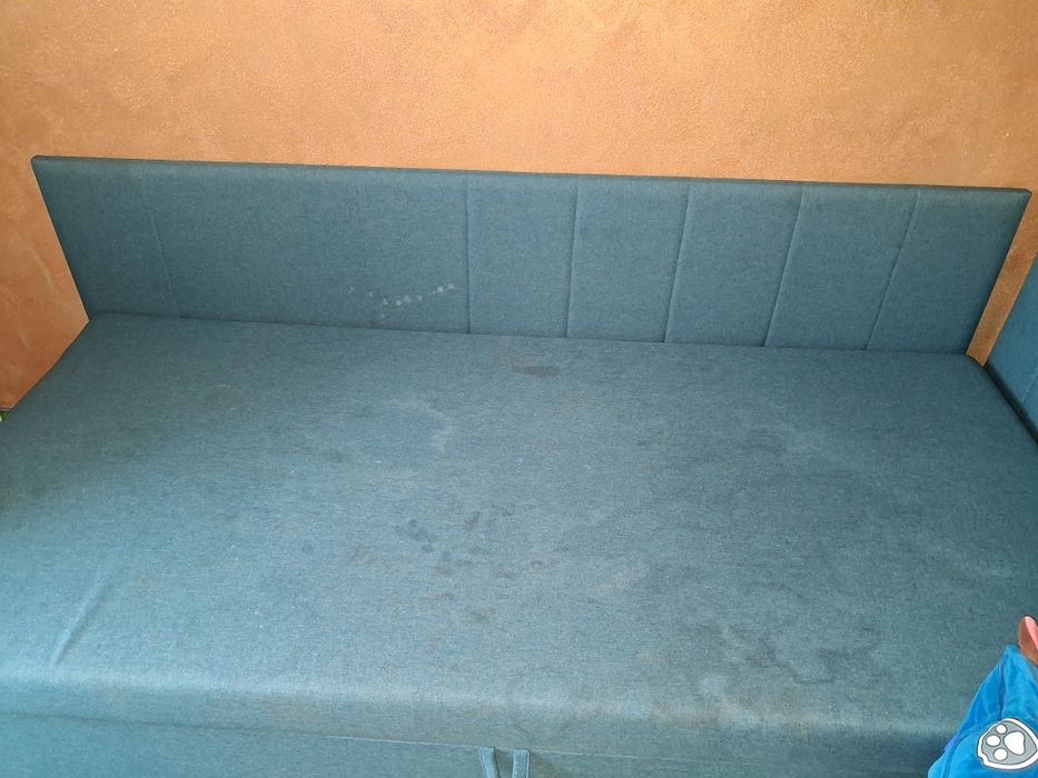 Sofa Łóżko  dziecięce niebieskie