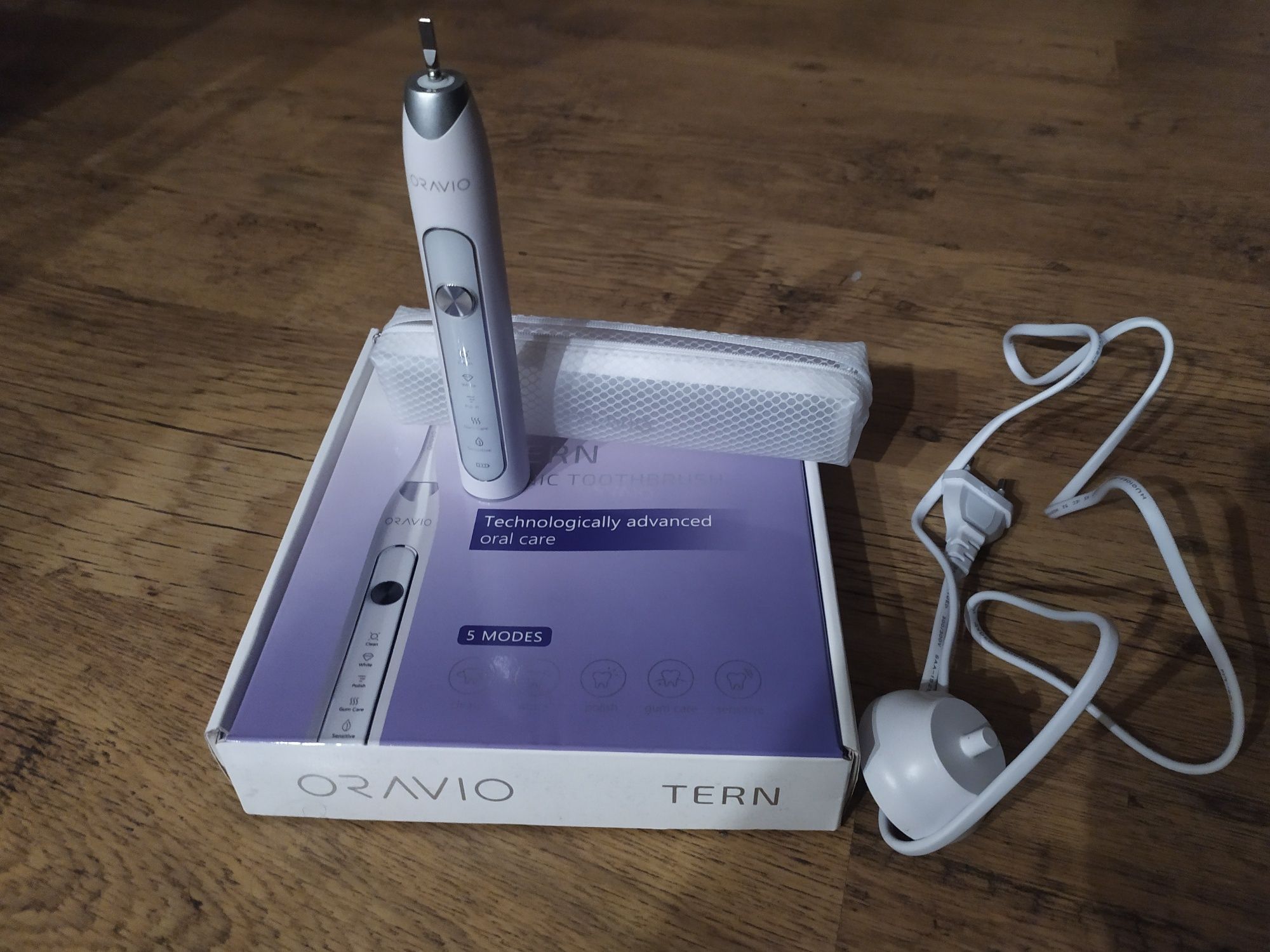 Szczoteczka soniczna do zębów Oravio Tern 92000 obrotów bez pudełka