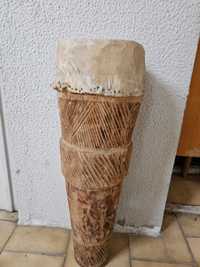 Arte Africana - Batuque madeira trabalhada